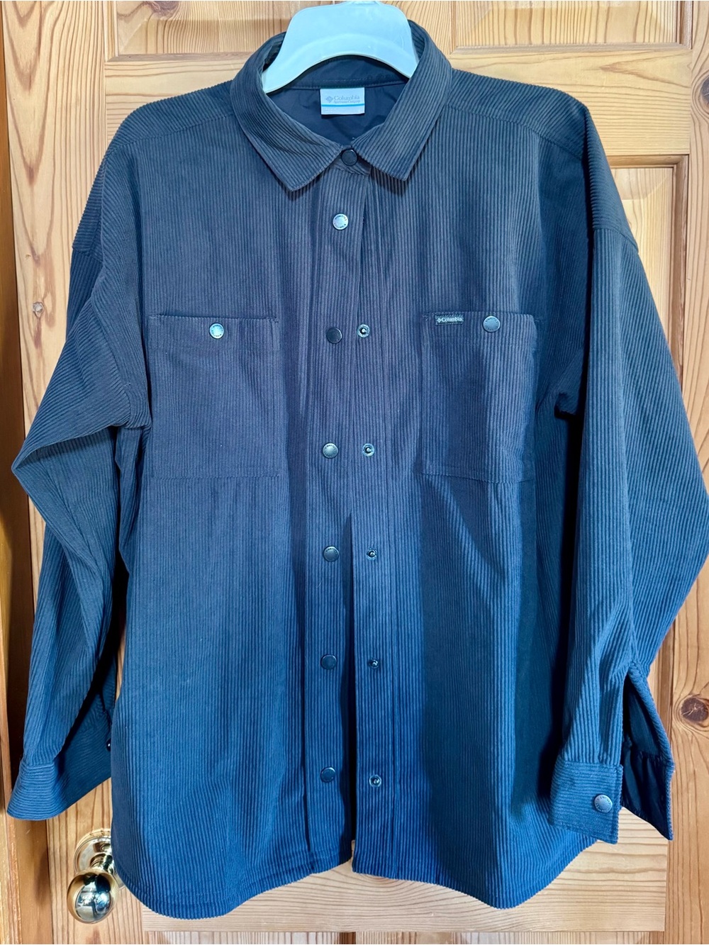 Columbia Women's Corduroy Overshirt Jacket - slate gray